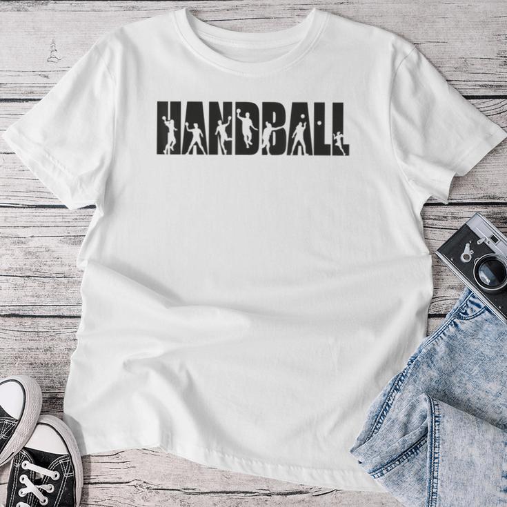 Handball Player s For And Handball Fans Gray T-shirt Frauen Lustige Geschenke