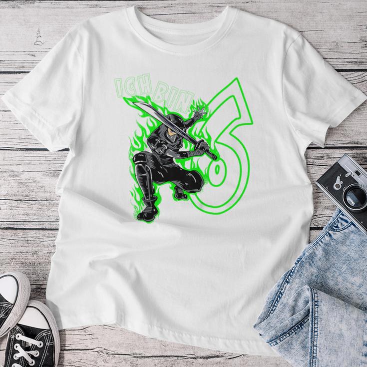 Kinder 6 Geburtstag Jungen Mädchen I Am 6 Jahre Ninja T-shirt Frauen Lustige Geschenke