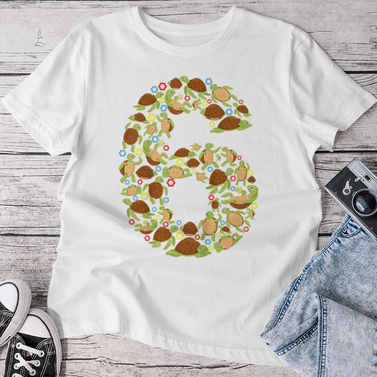 Kinder 6 Jahre Alte Schildkröte Für Mädchen Jungen Schildkröten T-shirt Frauen Lustige Geschenke