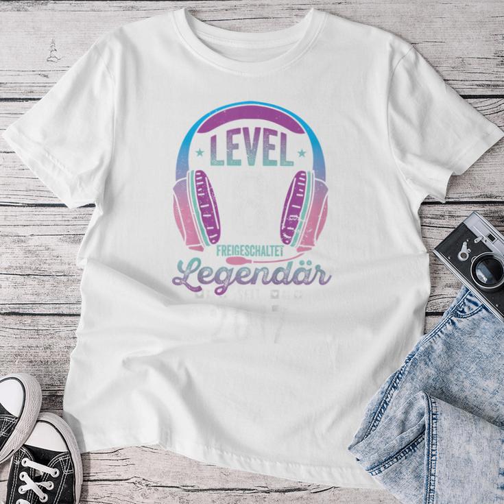 Kinder Level 8 Jahre Mädchen Geburtstag Gamer Girl Zockerin 2017 T-shirt Frauen Lustige Geschenke