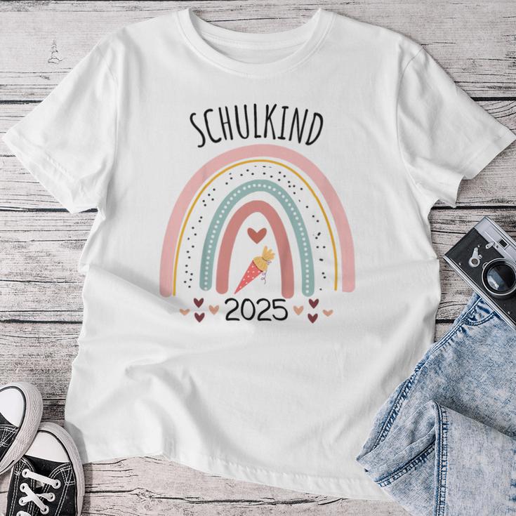 Kinder Schulkind 2025 Schulanfang Mädchen Deko Einschulung 2025 T-shirt Frauen Lustige Geschenke