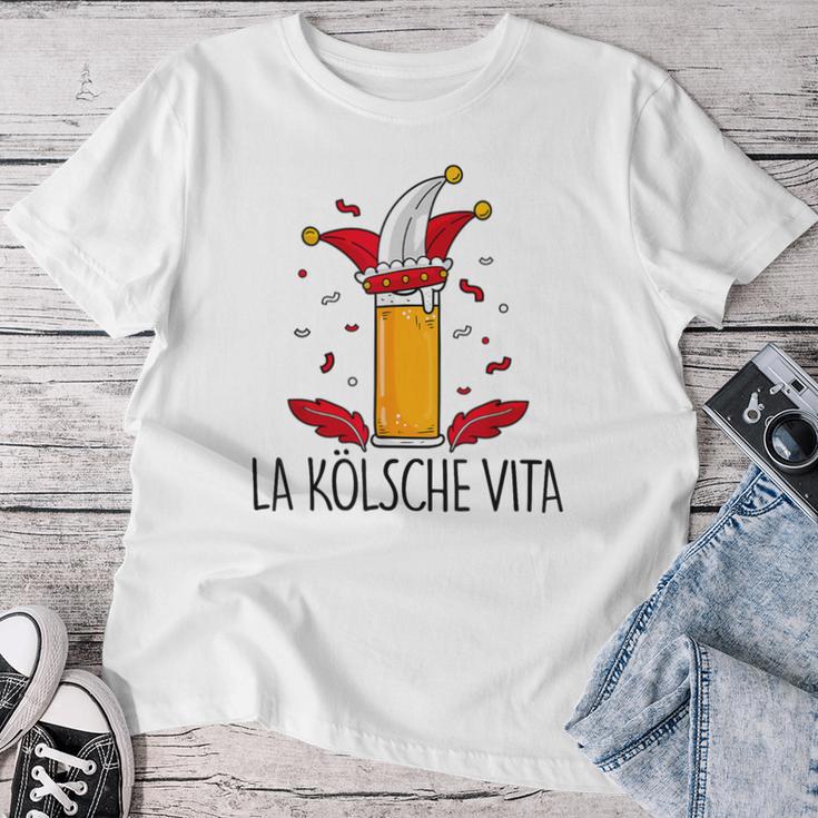 La Kölscheita X Fastelovend Carnival Cologne Beer Costume T-shirt Frauen Lustige Geschenke