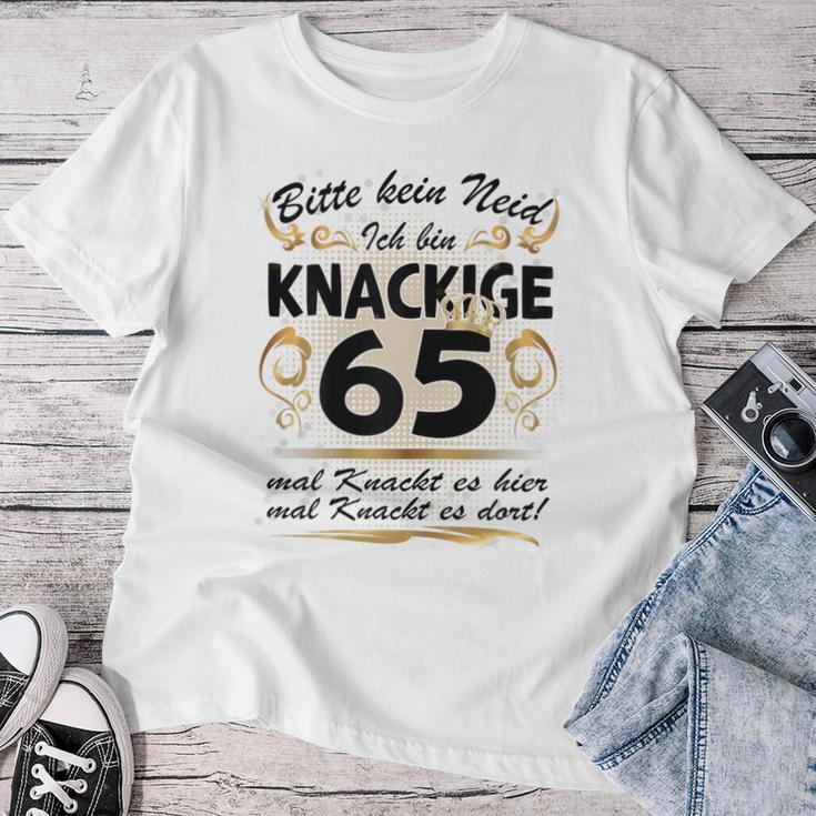 Ladies 65Th Birthday Sayings intage T-shirt Frauen Lustige Geschenke