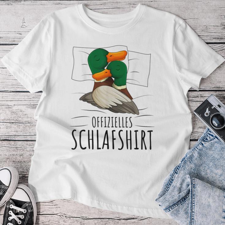 Official Sleep Duck Sleep Duck T-shirt Frauen Lustige Geschenke