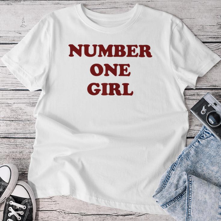 Rosé Number One Girl T-shirt Frauen Lustige Geschenke