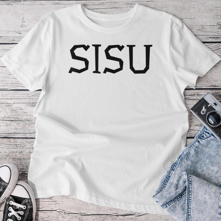 Sisu Finnish Finn Women's T-shirt Frauen Lustige Geschenke