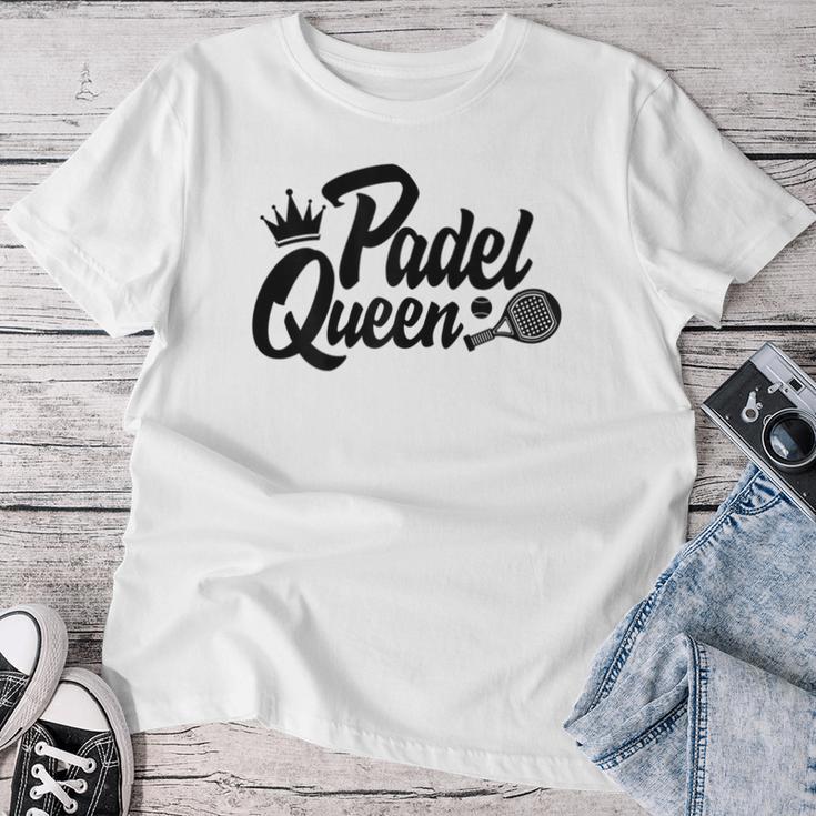 Women's Padelist Player Padel Tennis Padel Queen T-shirt Frauen Lustige Geschenke