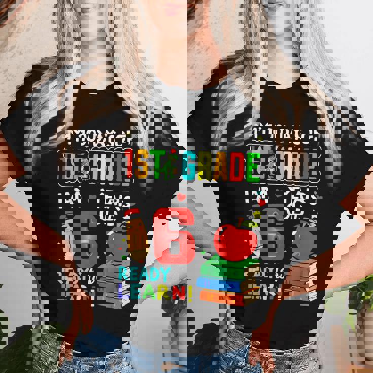 100 Days Of 1St Grade 100 Days Of School For 1St Grade Women T-shirt Gifts for Her 100 Days Of 1St Grade 100 Days Of School For 1St Grade Women T-shirt Gifts for Her