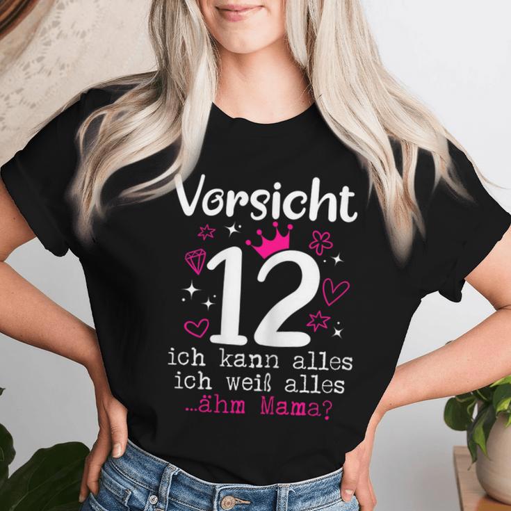 12 Geburtstag Mädchen -Orsicht 12 Jahre Nager T-shirt Frauen Geschenke für Sie