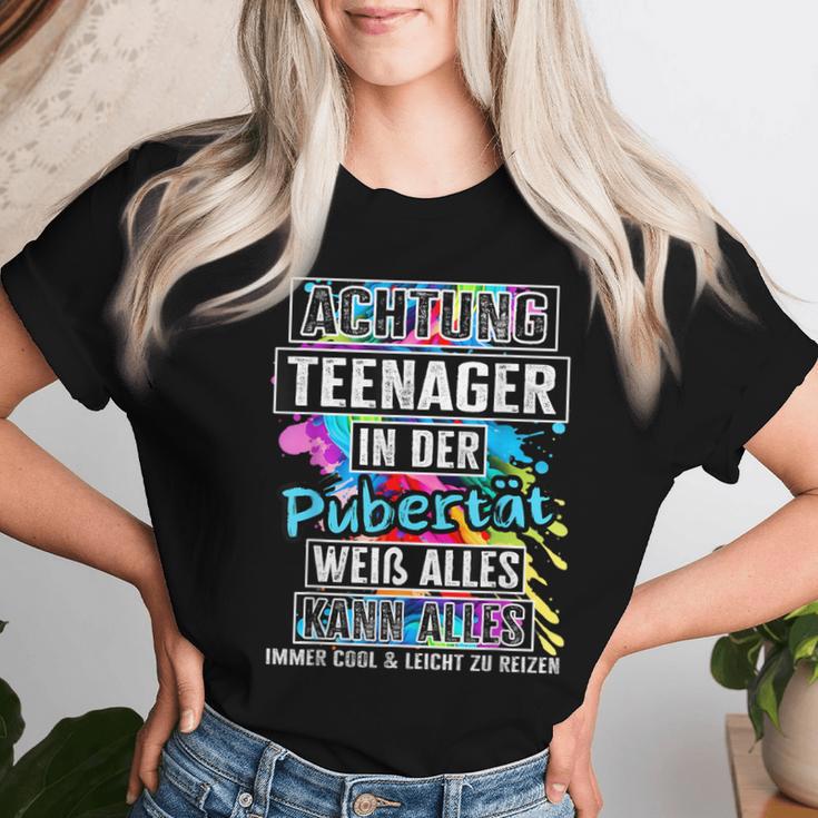 13Th Birthday Girl Nager Puberty 13 Year Old Boys T-shirt Frauen Geschenke für Sie