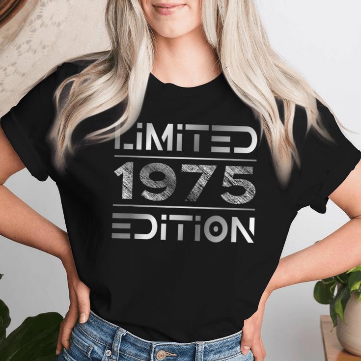 1975 Man Woman 49Th Birthday Limited Edition 49 T-shirt Frauen Geschenke für Sie