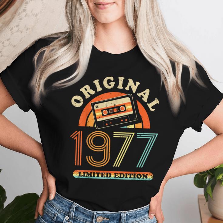 48Th Birthday Original Womenintage 1977 T-shirt Frauen Geschenke für Sie