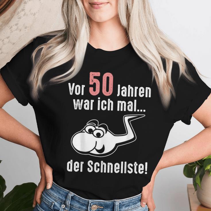 50Th Birthday Man Decoration 50Th Birthday Woman S T-shirt Frauen Geschenke für Sie