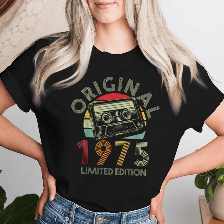 50Th Birthday Original Womenintage 1975 T-shirt Frauen Geschenke für Sie