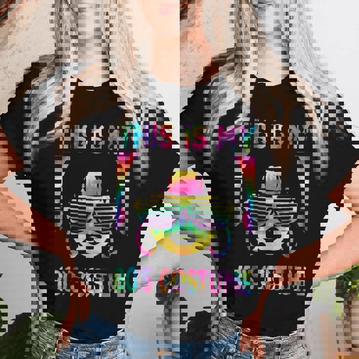 This Is My 80'S Costume 1980S 80S Outfit Disco Party Women T-shirt Gifts for Her