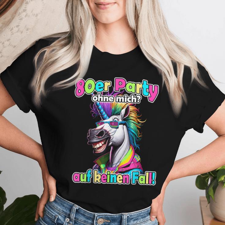 80S Outfit Themed Party 80S Outfit Women's T-shirt Frauen Geschenke für Sie