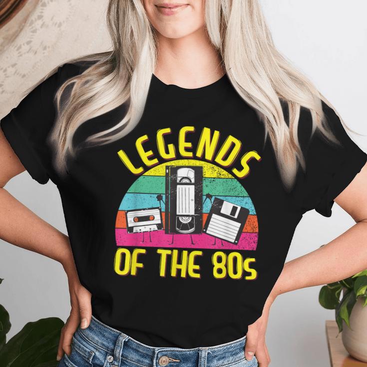 80S Outfit Women's Theme Party Legends 80S S T-shirt Frauen Geschenke für Sie