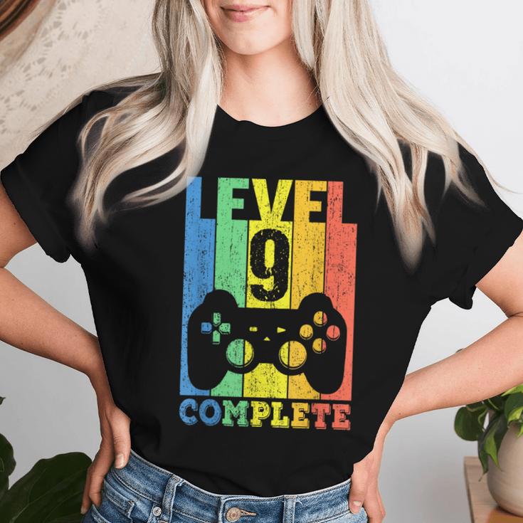 9Th Birthday Boy Girl Level 9 Years 2014 T-shirt Frauen Geschenke für Sie