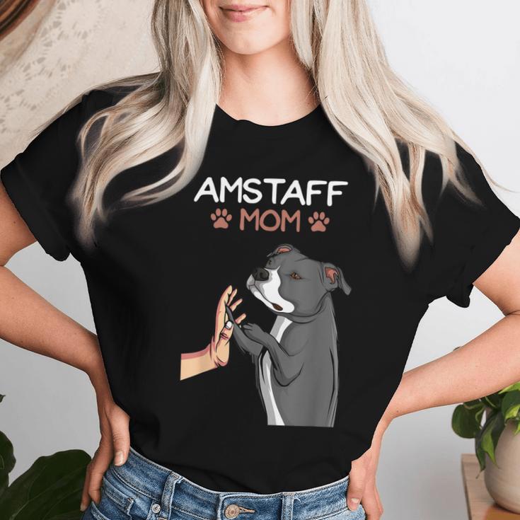 American Staffordshire Terrier Mama Amstaff Dog T-shirt Frauen Geschenke für Sie