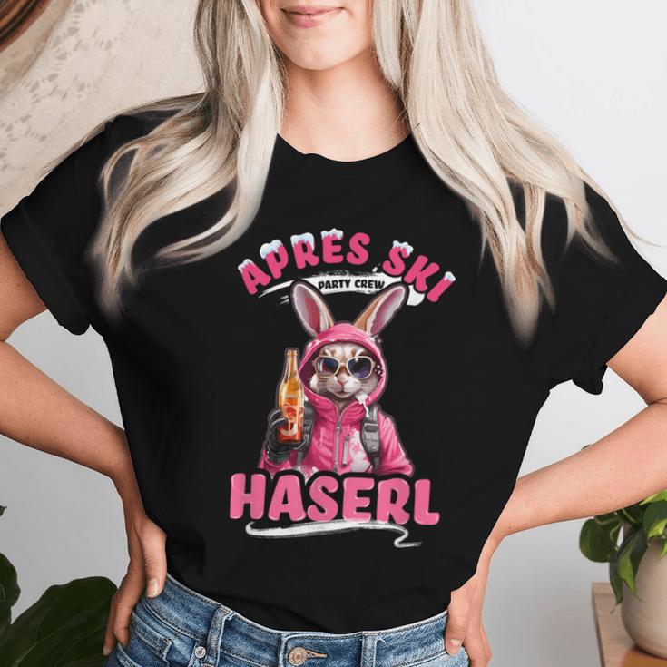 Apres Ski Haserl Rabbit Skihaserl Women's Party Crew T-shirt Frauen Geschenke für Sie