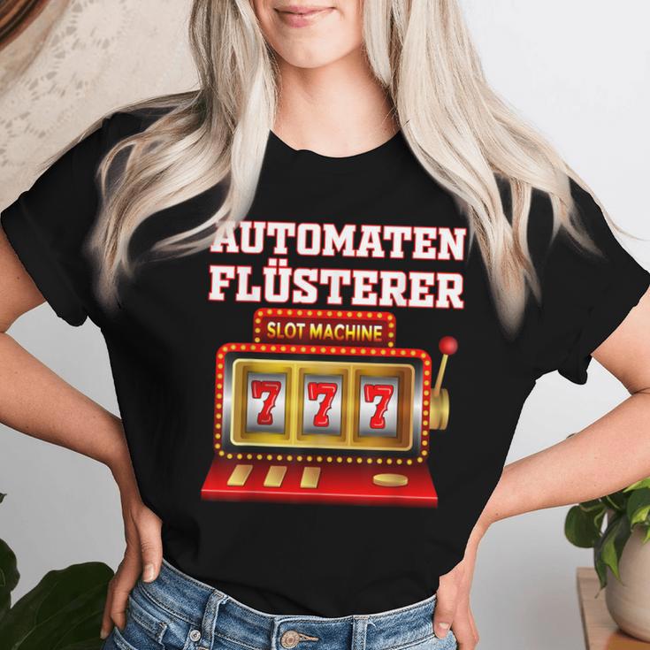 With Automaten Whisperer Spielo T-shirt Frauen Geschenke für Sie