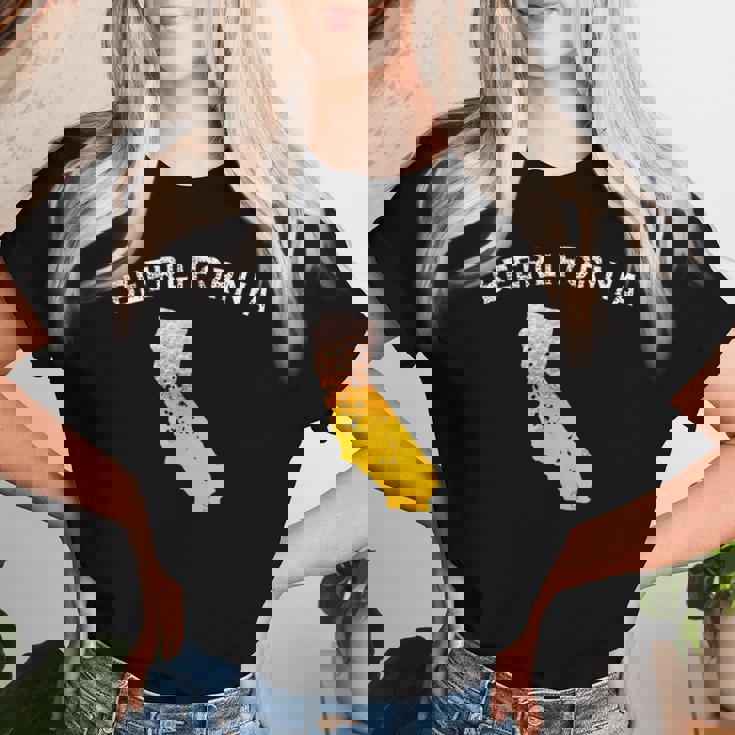 Beerlifornia Chemise De La Bière De La Californie T-shirt femme Cadeaux pour elle