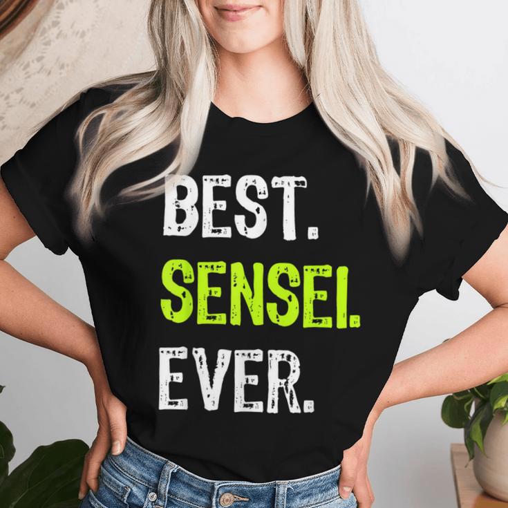 Best Sensei Ever Martial Arts Teacher T-shirt Frauen Geschenke für Sie