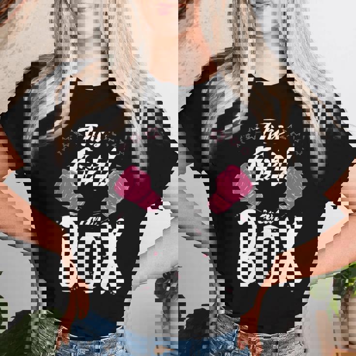 Boxeo Esta Chica Puede Boxear Cool Girl Boxeo Sin Mangas Camiseta de mujer Regalos para ella