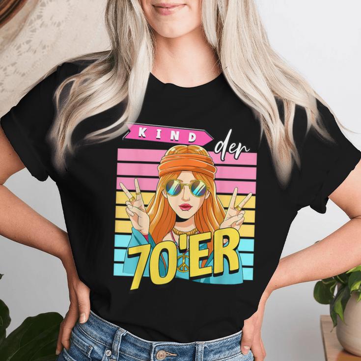 Child Of The 70S Woman Costume T-shirt Frauen Geschenke für Sie