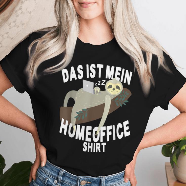 Das Ist Mein Homeoffice Sloth Home Office T-shirt Frauen Geschenke für Sie