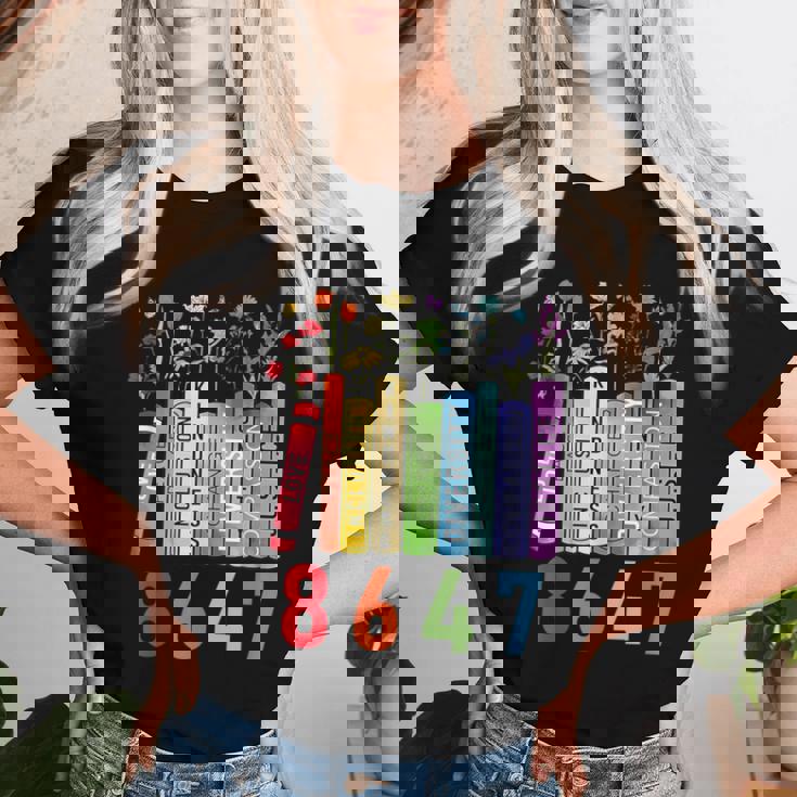 Equal Rights Book Flower Anti Trump Feminist Rights Women T-shirt Gifts for Her Equal Rights Book Flower Anti Trump Feminist Rights Women T-shirt Gifts for Her