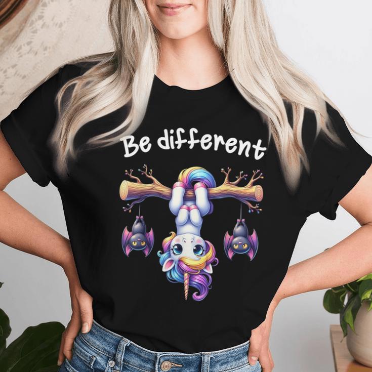 Be Different Unicorn For Children T-shirt Frauen Geschenke für Sie