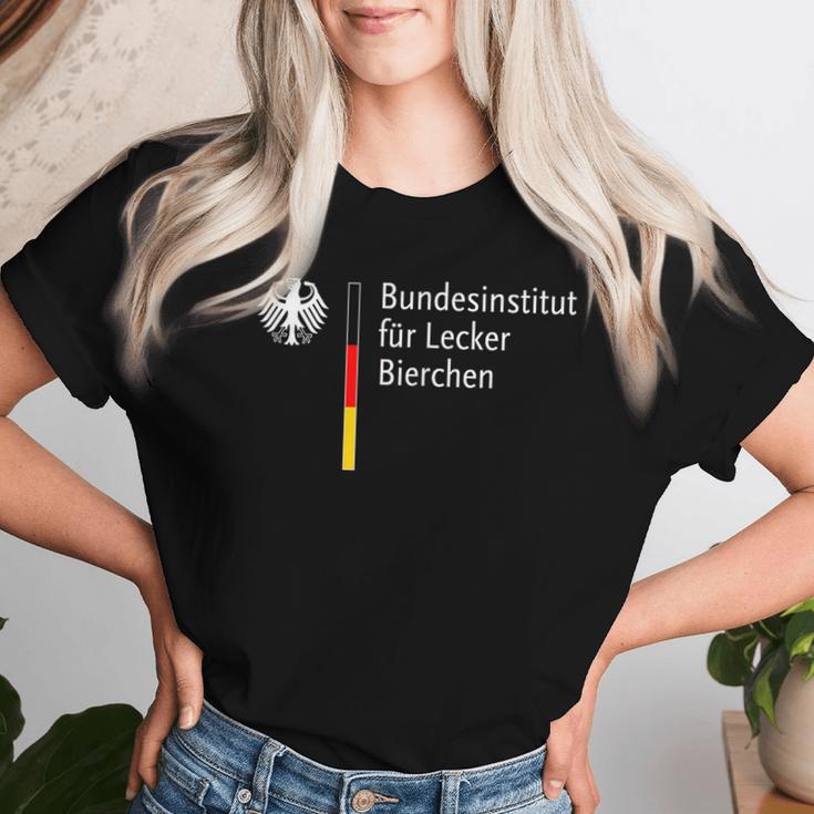 German Federal Institute For Delicious Beer Beer T-shirt Frauen Geschenke für Sie