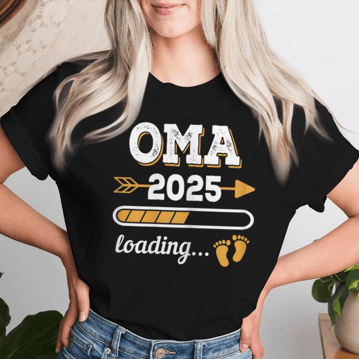 Grandma 2025 Loading Future Grandmother 2025Intage T-shirt Frauen Geschenke für Sie