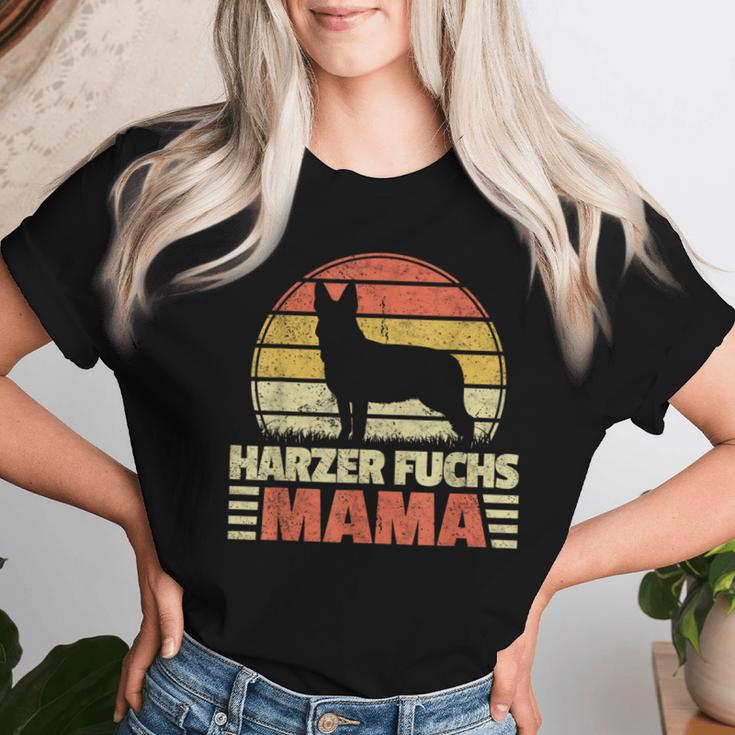 Harzer Fox Mama Old German Hut Dog T-shirt Frauen Geschenke für Sie