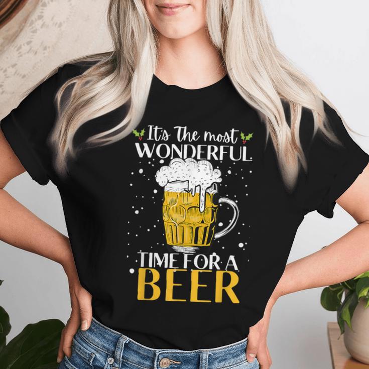 It's The Most Wonderful Time For A Beer Beer Lovers T-shirt Frauen Geschenke für Sie