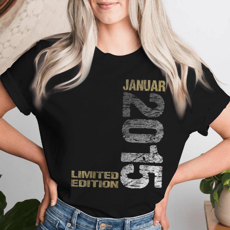 January 2015 Boy Girl 10Th Birthday Limited Edition T-shirt Frauen Geschenke für Sie