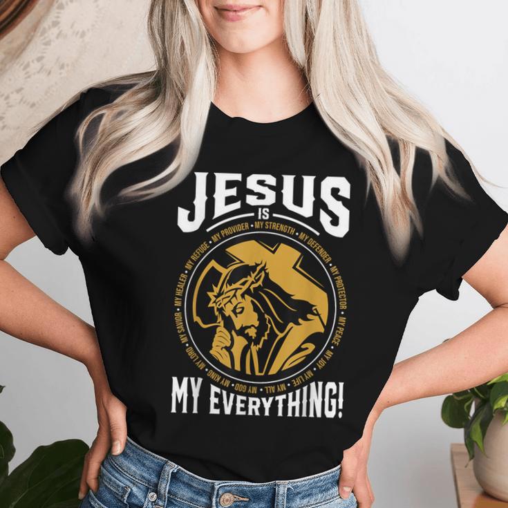 Jesus Is My All Christian God T-shirt Frauen Geschenke für Sie