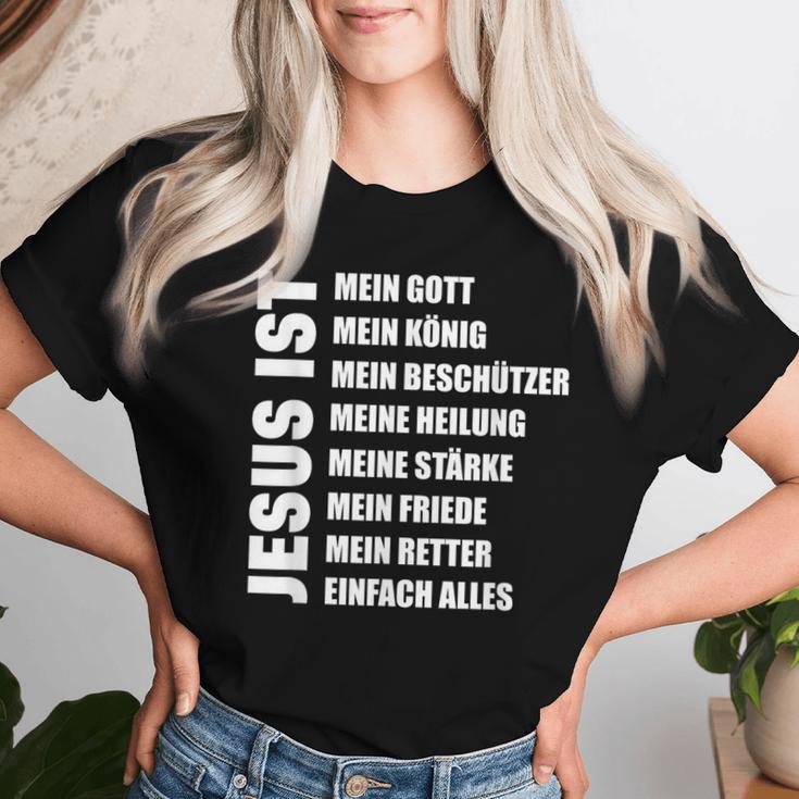 Jesus Christian Church Religion God Idea T-shirt Frauen Geschenke für Sie