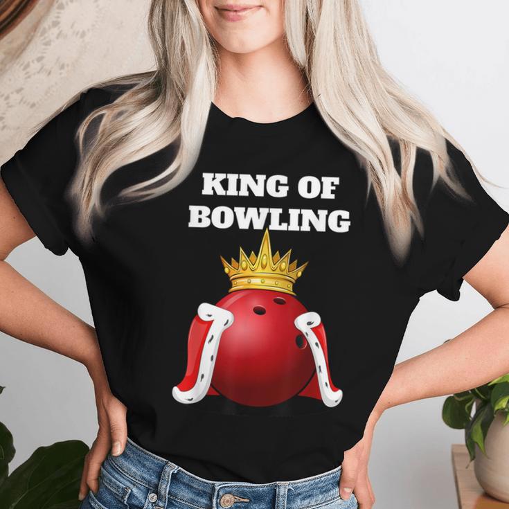 King Of Bowling Bowling Bowling T-shirt Frauen Geschenke für Sie