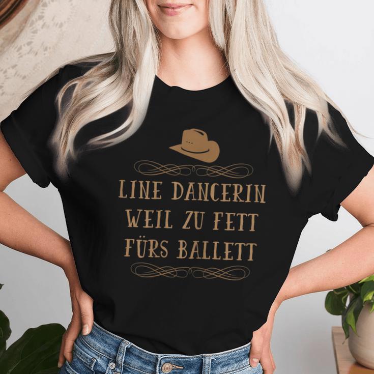 Linedance Women's Line Dance T-shirt Frauen Geschenke für Sie