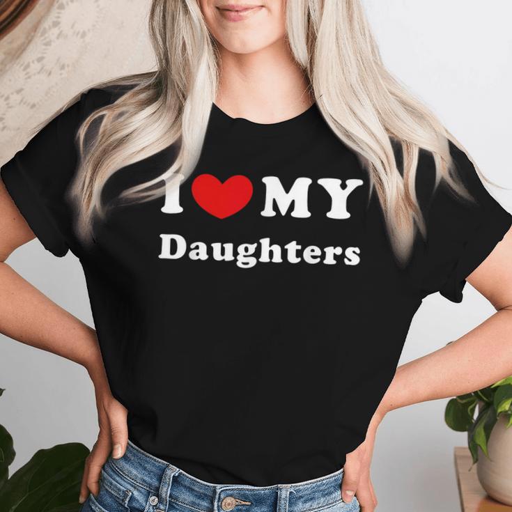 I Love My Daughters T-shirt Frauen Geschenke für Sie