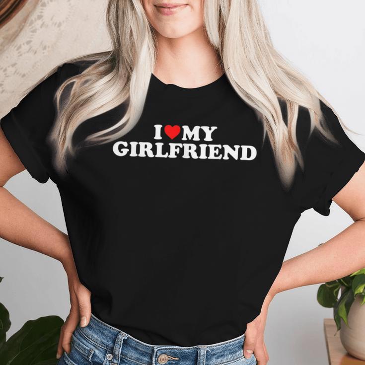 I Love My Girlfriend I Heart My Girlfriend I Love My Gf T-shirt Frauen Geschenke für Sie