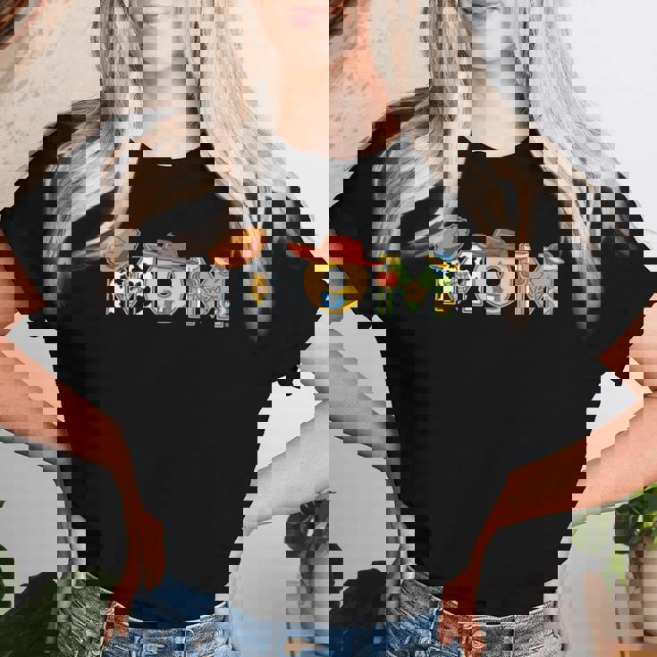 Mom Western Sheriff Woody Idea Women T-shirt Gifts for Her