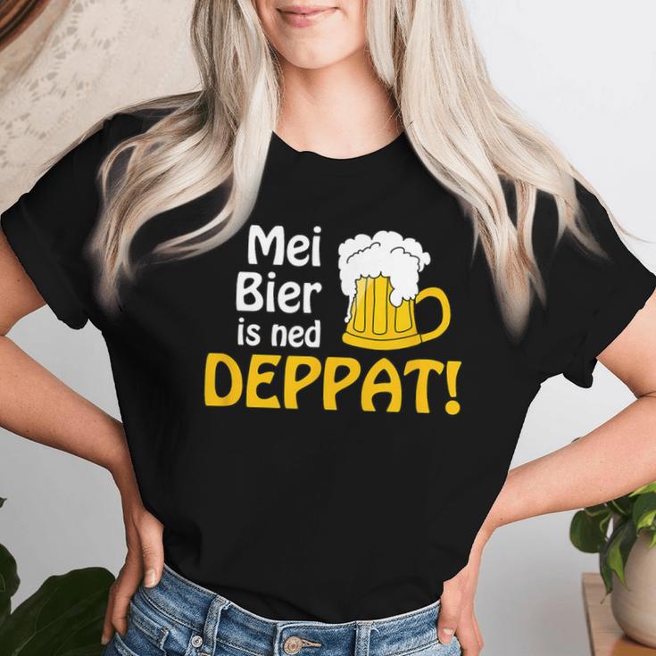 Mundl Mei Beer Is Ned Deppat I Austria Oida Alcohol T-shirt Frauen Geschenke für Sie