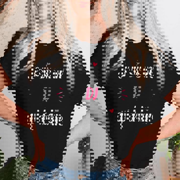 Musique Métier Super Dj Qui Déchire Animatrice Dj T-shirt femme Cadeaux pour elle