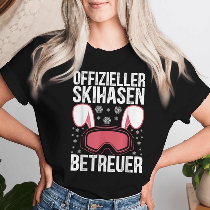 Official Skihaserl Caregiver Ski Skier Women's T-shirt Frauen Geschenke für Sie