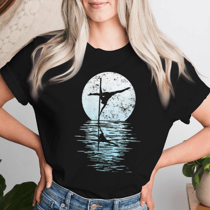 Pole Dance Dancer Pole Dance Pole Dance Pole Dance Cuello Camiseta de mujer Regalos para ella