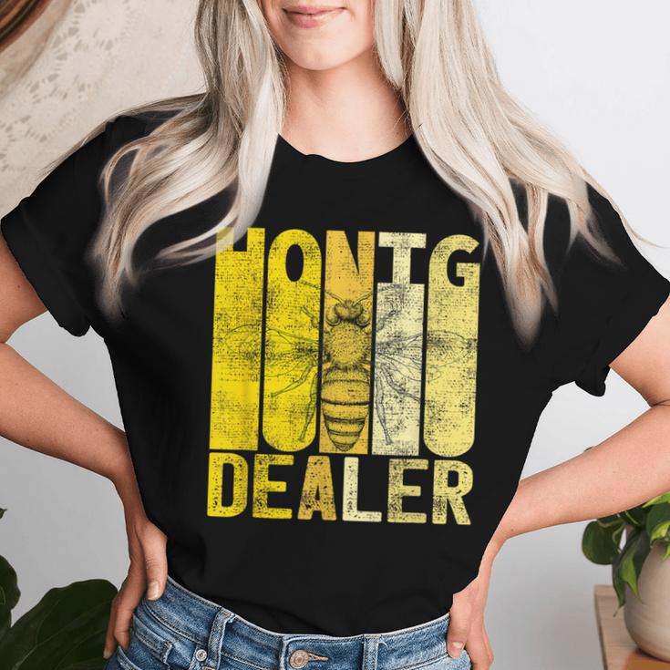 Retro Honey Dealer Beekeeper Bee Beekeeper T-shirt Frauen Geschenke für Sie