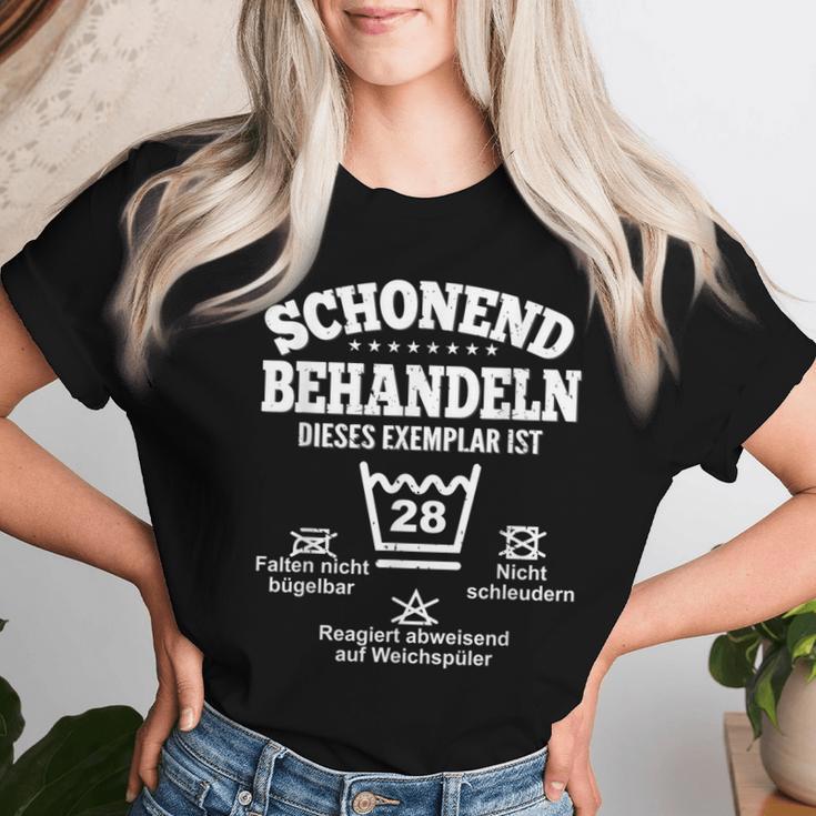 Schonend Behandeln 28 Birthday Man Woman Decoration 28 Years T-shirt Frauen Geschenke für Sie